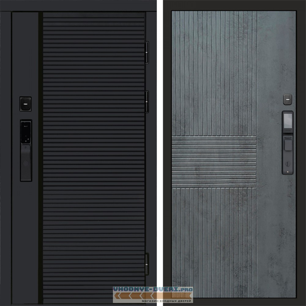 Termo Door  Smart (Смарт) Black Line Мастино Бетон темный